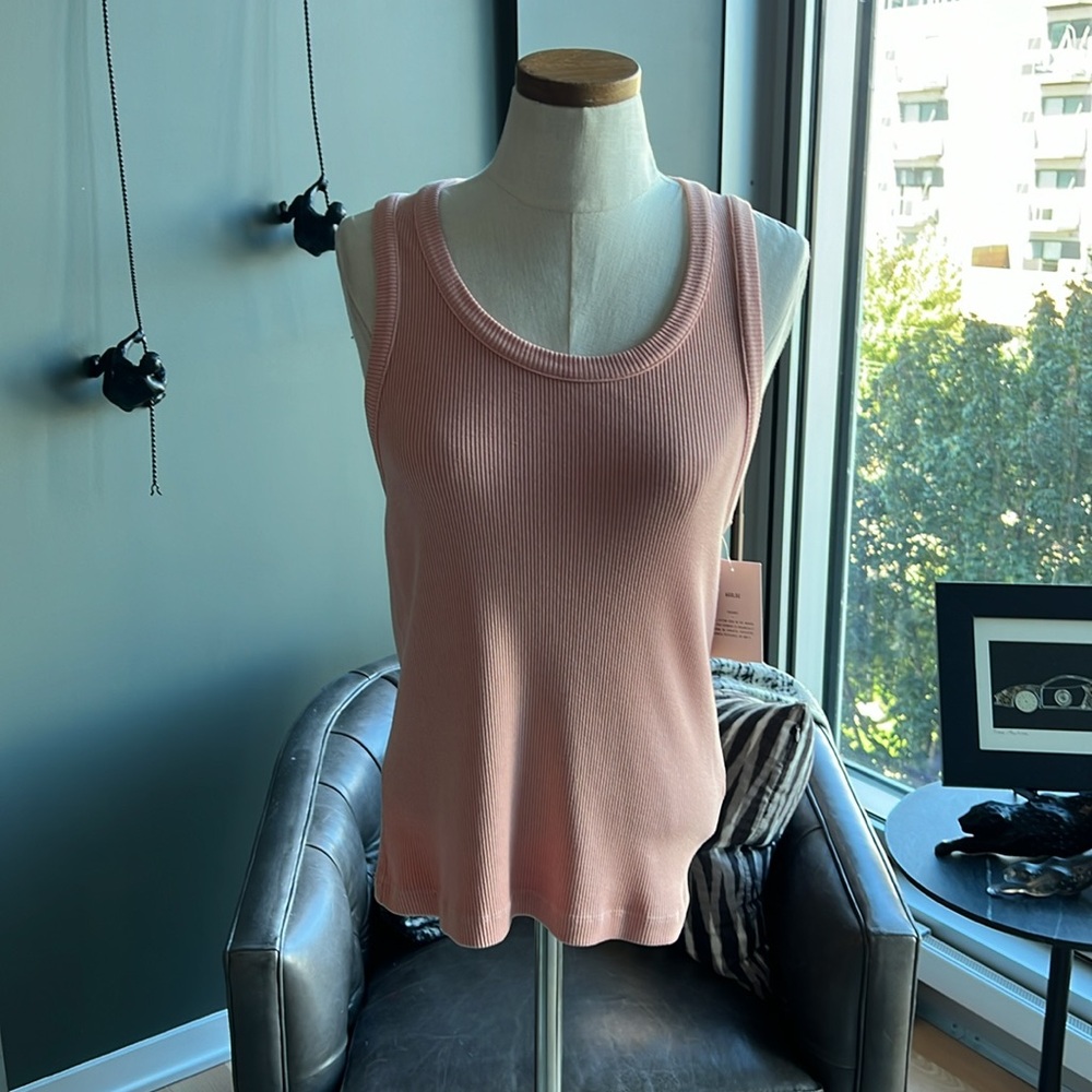 New AGOLDE Poppy Tank in Grapefruit Size XL - Picture 2 of 6